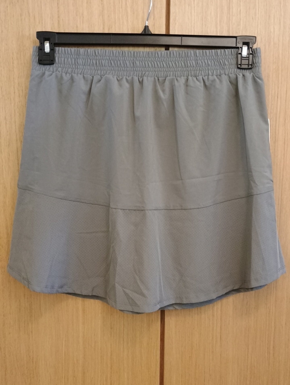 Nannett Lepore SZ L Green " Oflin Flint" Active Skort with Elastic Waist
